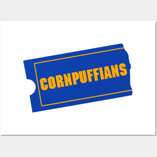 Limited Edition Blockbuster Video Inspired Corn Puffians Design! Posters and Art